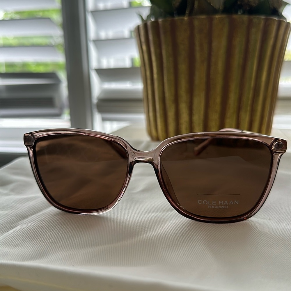 Brand new Cole Haan, pink sunglasses